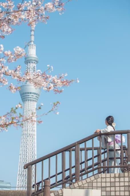Apartamento 403 Oshiage Sta 3Mins Walk! Wi-Fi & Elevator 4Pax Tokio Exterior foto
